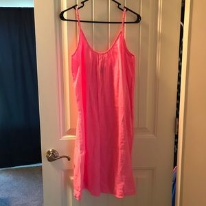 J. Crew Bright Pink Mini Dress